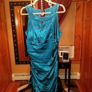 Halter neck cocktail dress